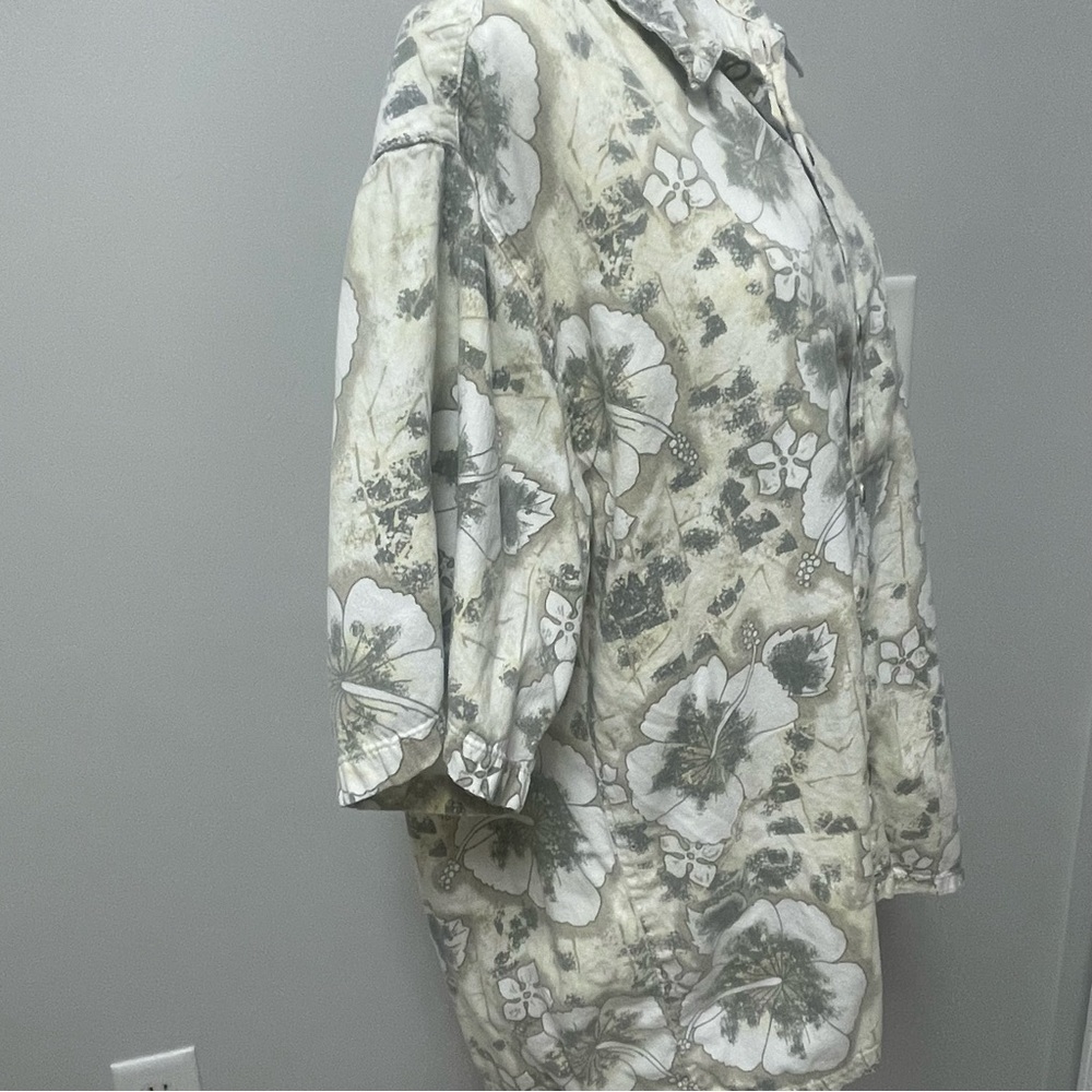 Billabong Shirt Men's Extra Large Floral Aloha Hawaiian Collared Camp Button Up - Picture 8 of 8